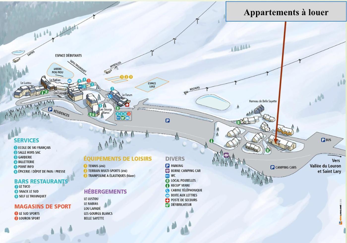 Apartament Belle Sayette - A 200M Des Pistes - Pour 8 Personnes Génos Zewnętrze zdjęcie